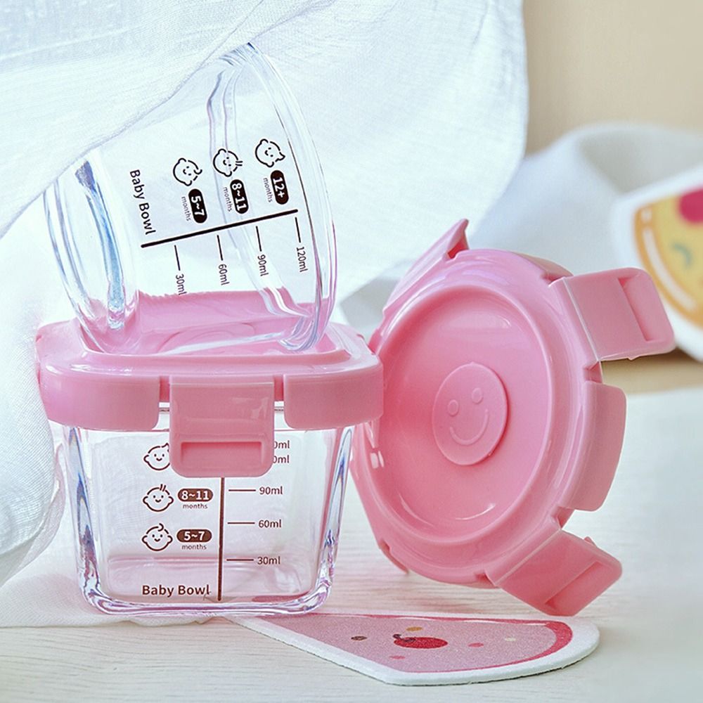 Baby Food Jar - Glass Food Storage Box New 170ml