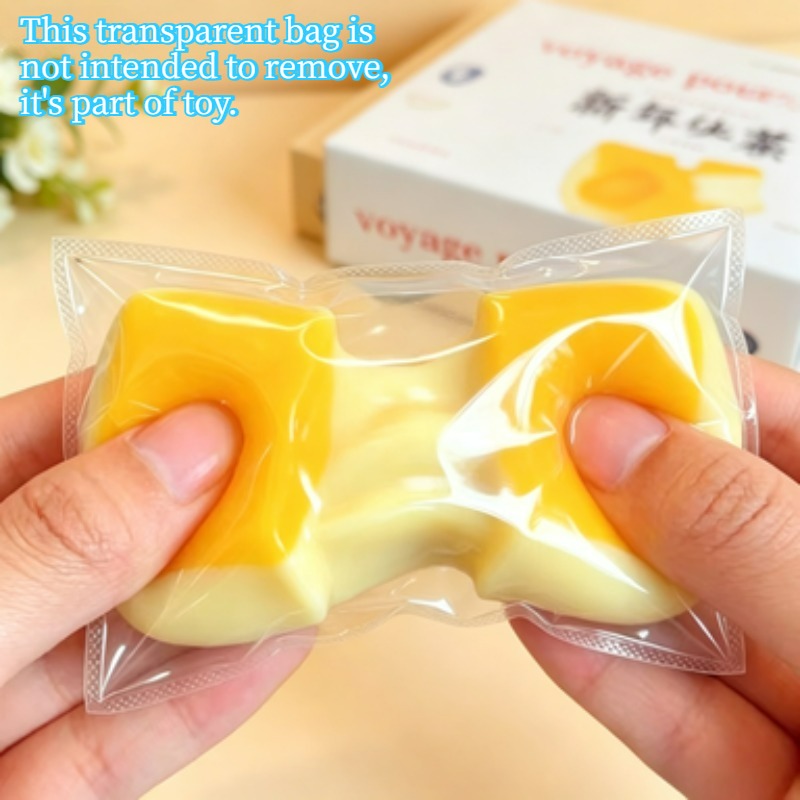 Baby Food Toy - Novelty Stretch Pull Rice CakeSquishy Fidget