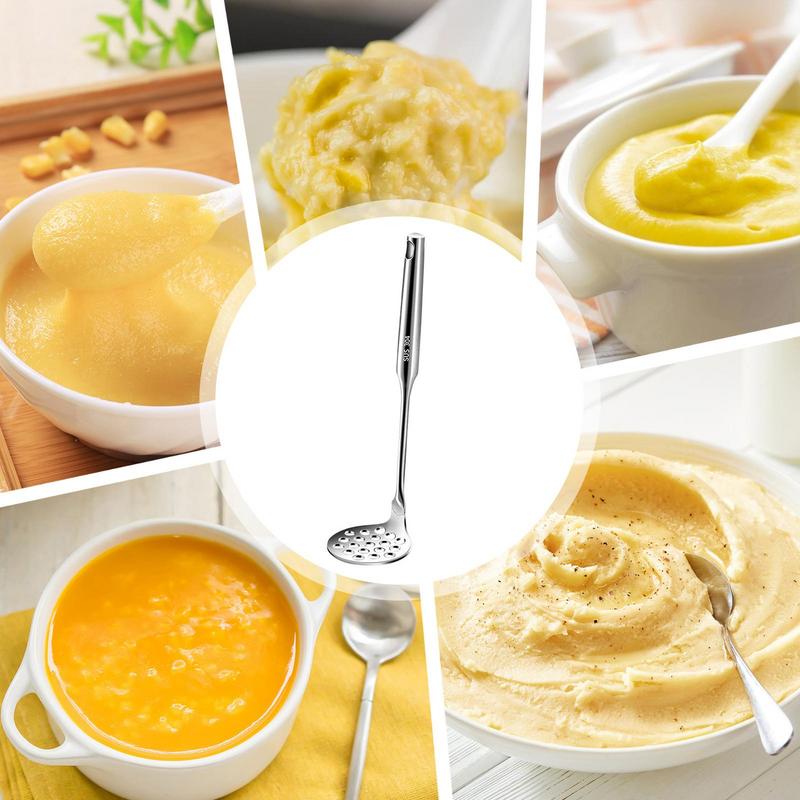 Potato Masher Stainless Steel  - Baby Food Meat ulasan dan harga