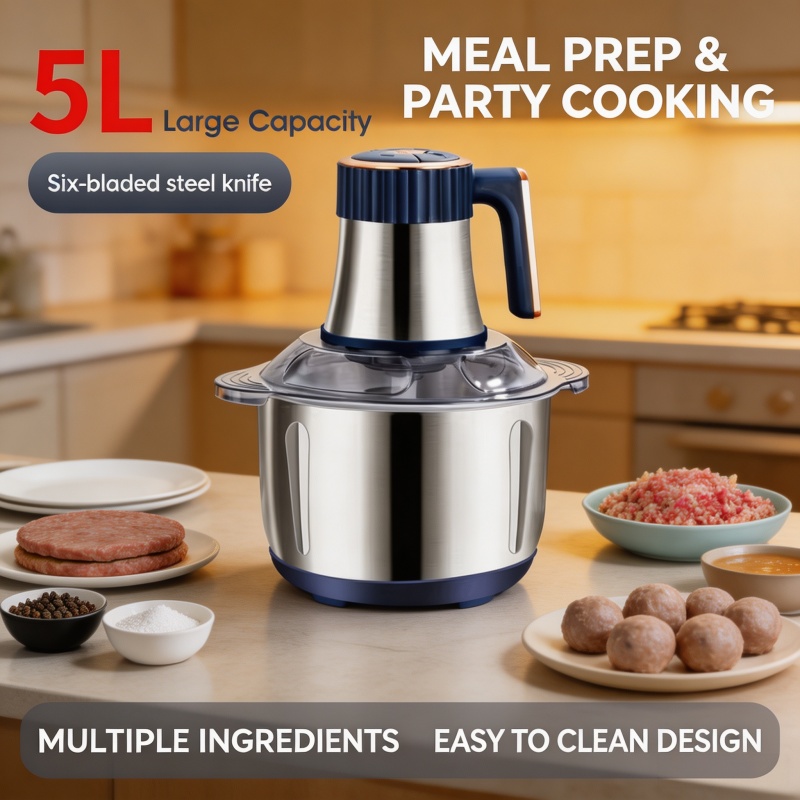 5L Electric Meat Grinders 304  - Baby Food Meat ulasan dan harga