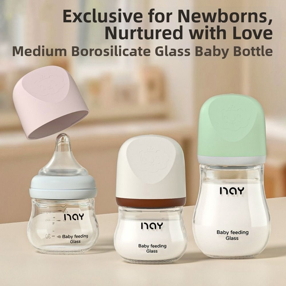 Glass Baby Bottle Anti-flatule - Baby Food Jar ulasan dan harga