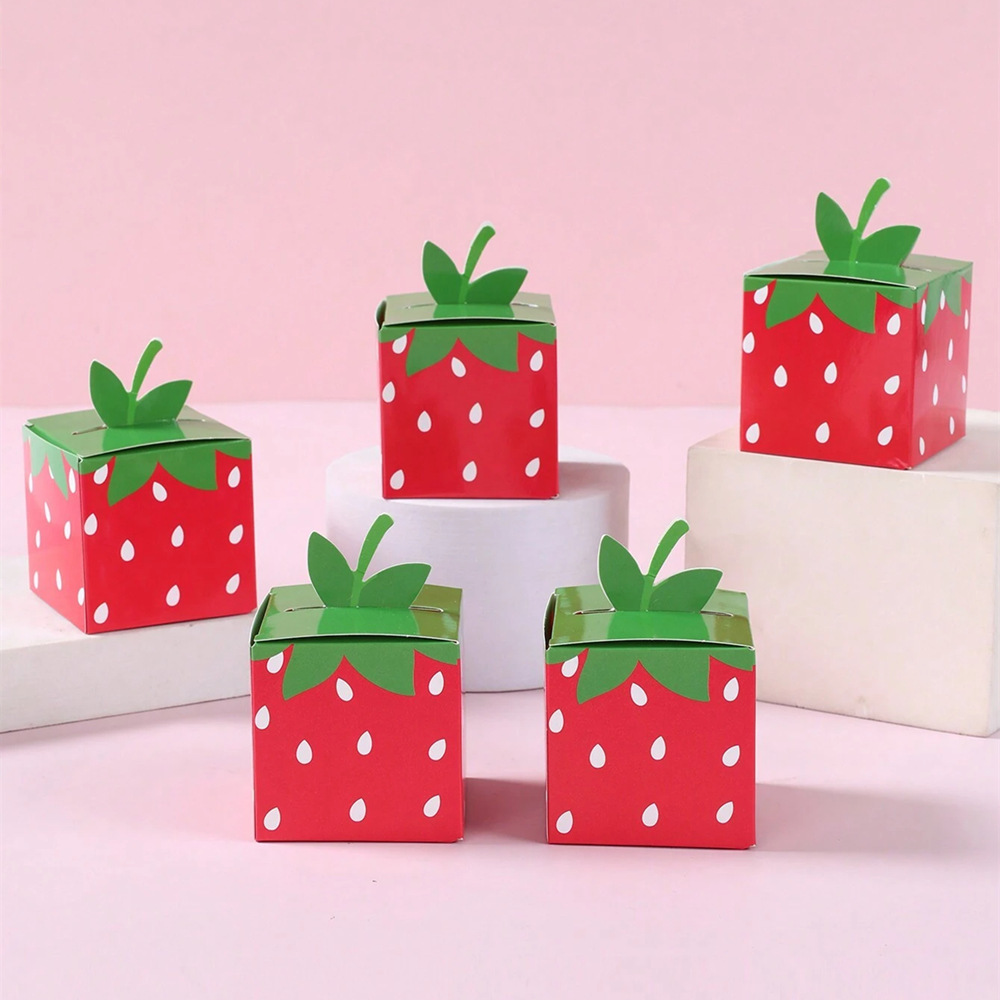 10Pcs Sweet Fruit Strawberry T - Food Box Baby ulasan dan harga