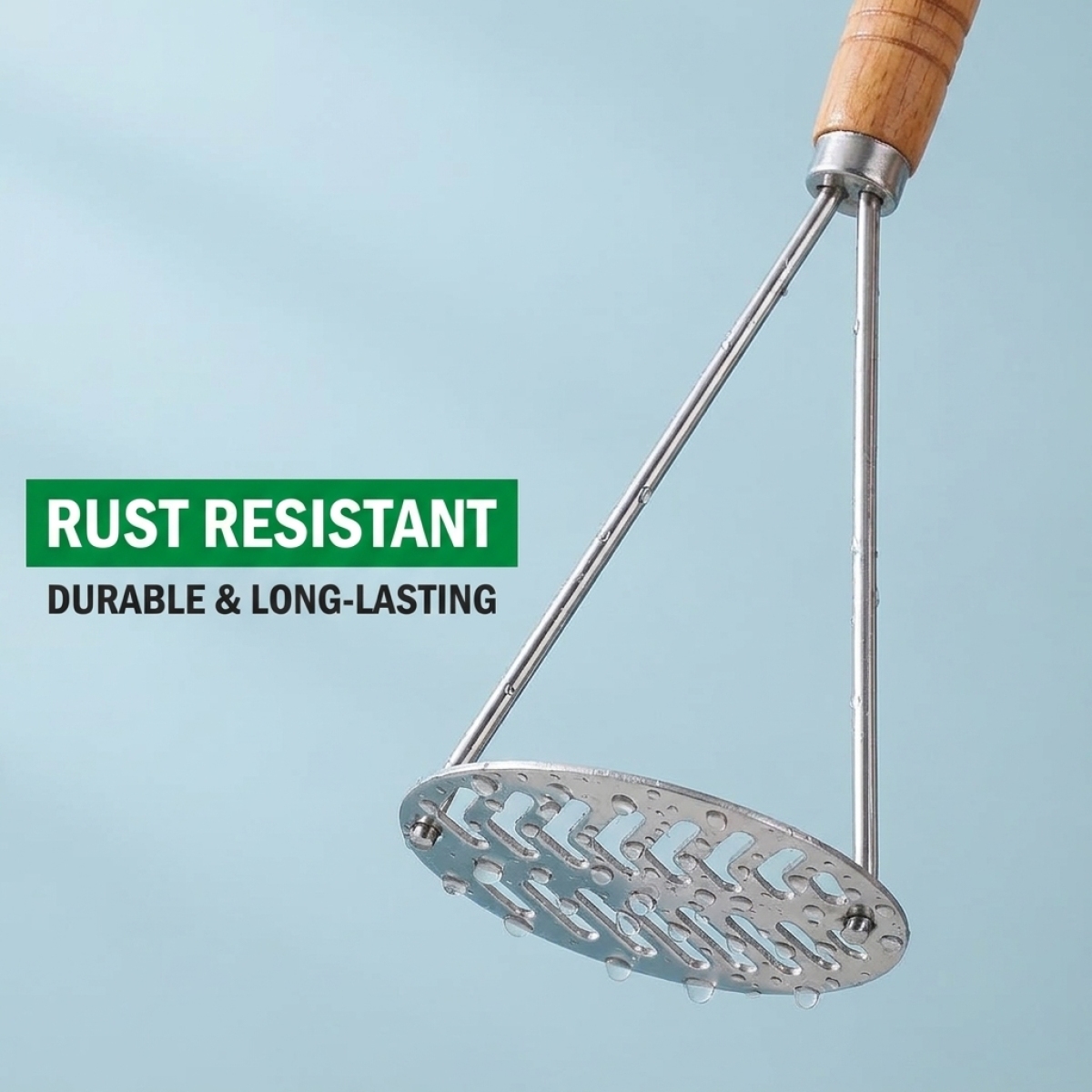 Rustproof Potato Masher, Stain - Baby Food Essentials ulasan dan harga