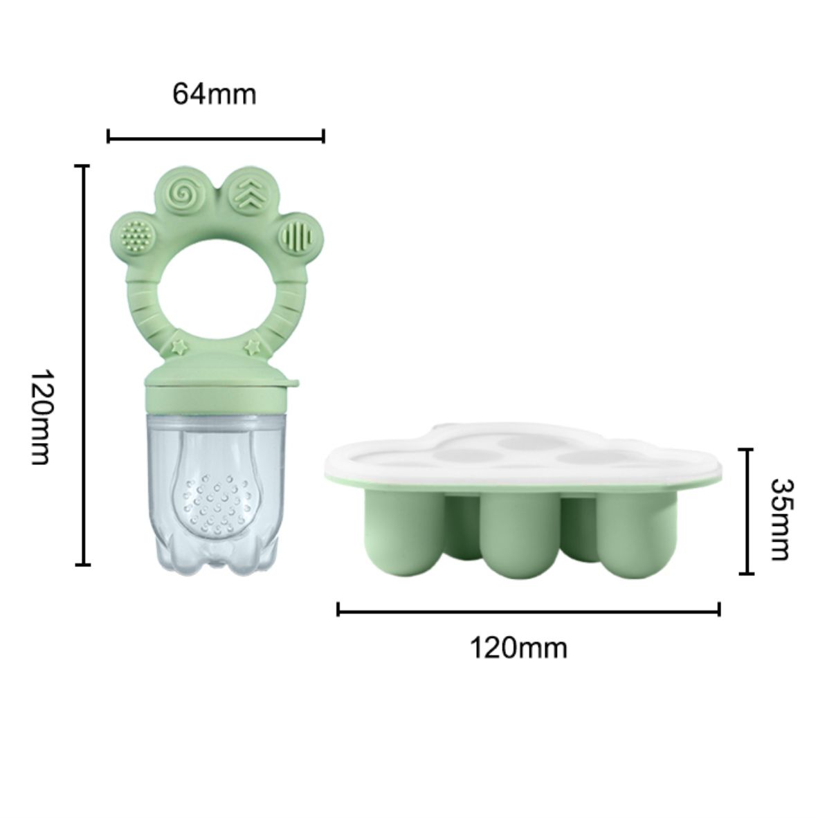 Baby Fruit Food Feeder & Freez - Baby Food For 1 Year Old ulasan dan harga