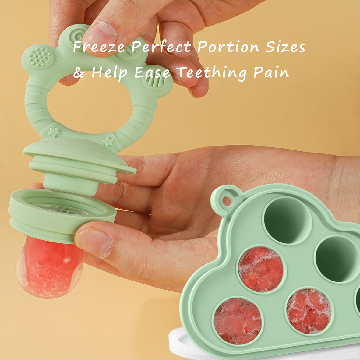 Baby Fruit Food Feeder & Freez - Baby Food For 1 Year Old ulasan dan harga