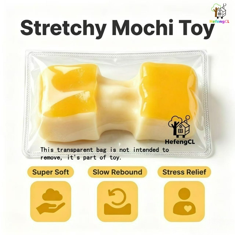 Novelty Stretch Pull Rice Cake - Baby Food Toy ulasan dan harga