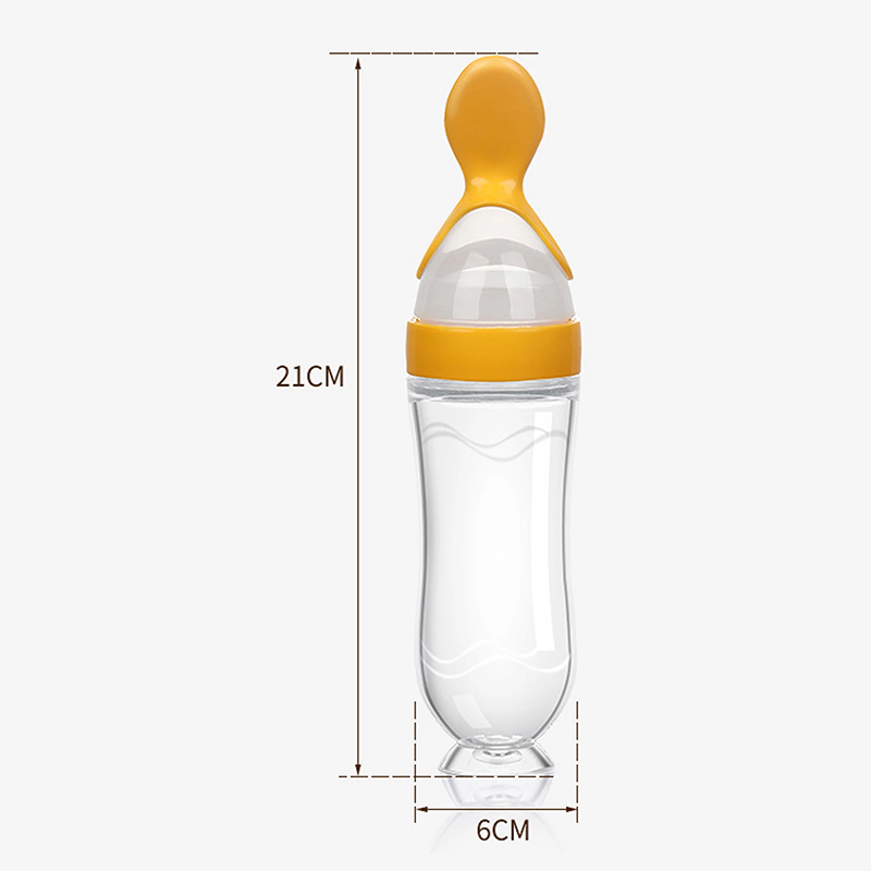 Squeezing Feeding Bottle Silic - Baby Food Jar ulasan dan harga