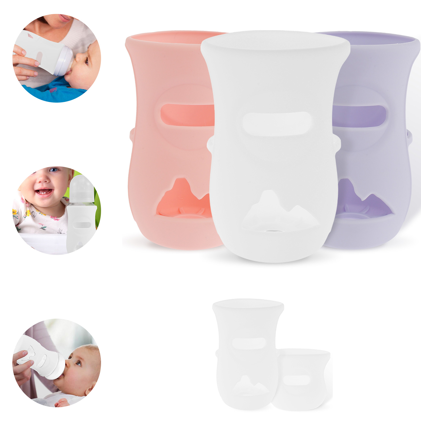 Silicone Sleeves Silicone Baby - Baby Food Jar ulasan dan harga