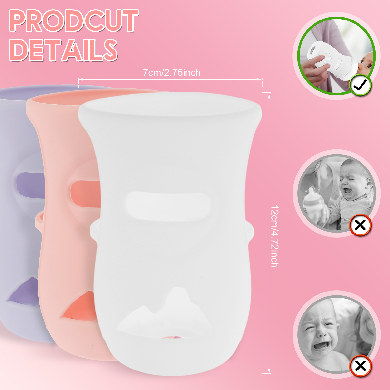 Silicone Sleeves Silicone Baby - Baby Food Jar ulasan dan harga