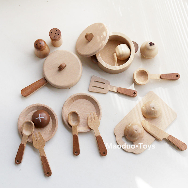 Maoduo Toys Beech Wooden Kids  - Baby Food Toy ulasan dan harga
