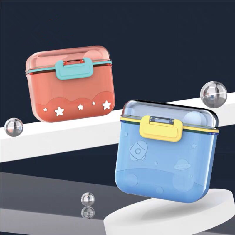 Cartoon Rocket Milk Powder Box - Baby Food Jar ulasan dan harga