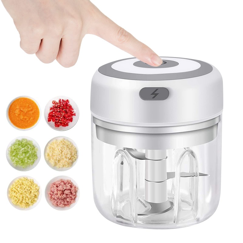 250ML Electric Garlic Grinder  - Baby Food Meat ulasan dan harga