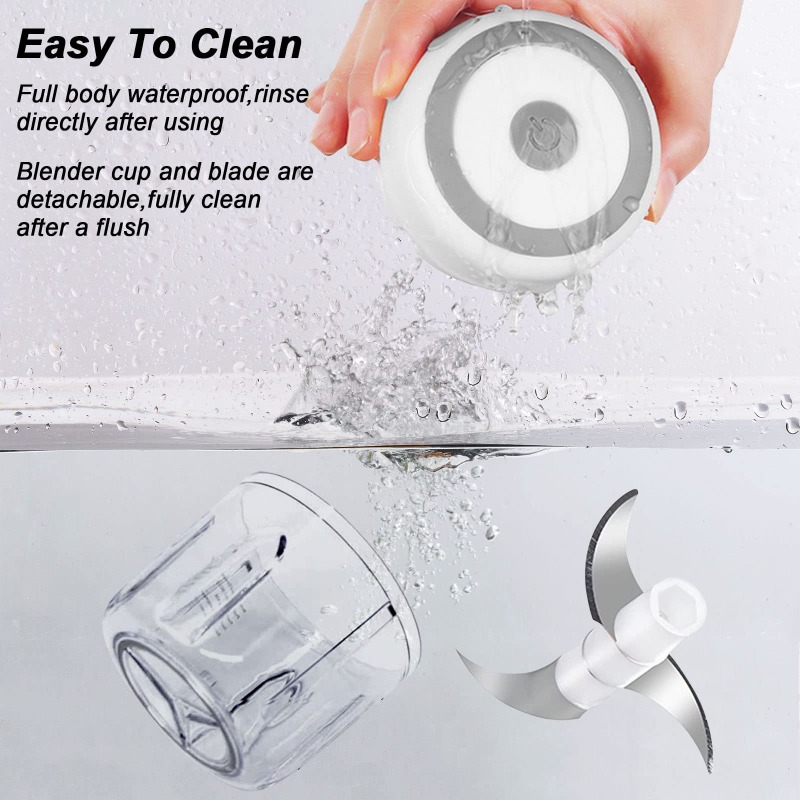 250ML Electric Garlic Grinder  - Baby Food Meat ulasan dan harga