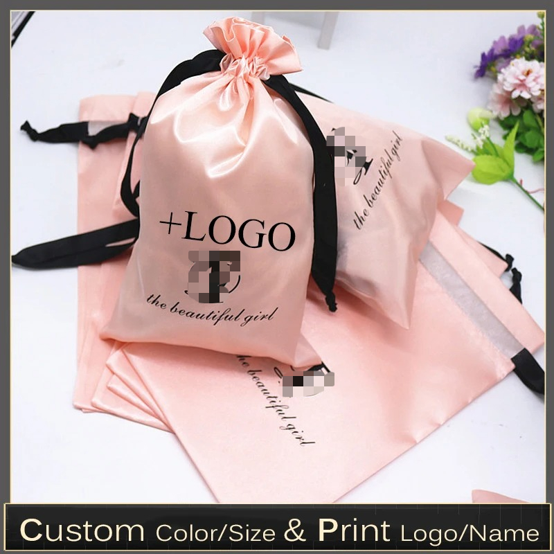 20PCS Baby Pink Silk Satin Pou - Baby Food Bag ulasan dan harga
