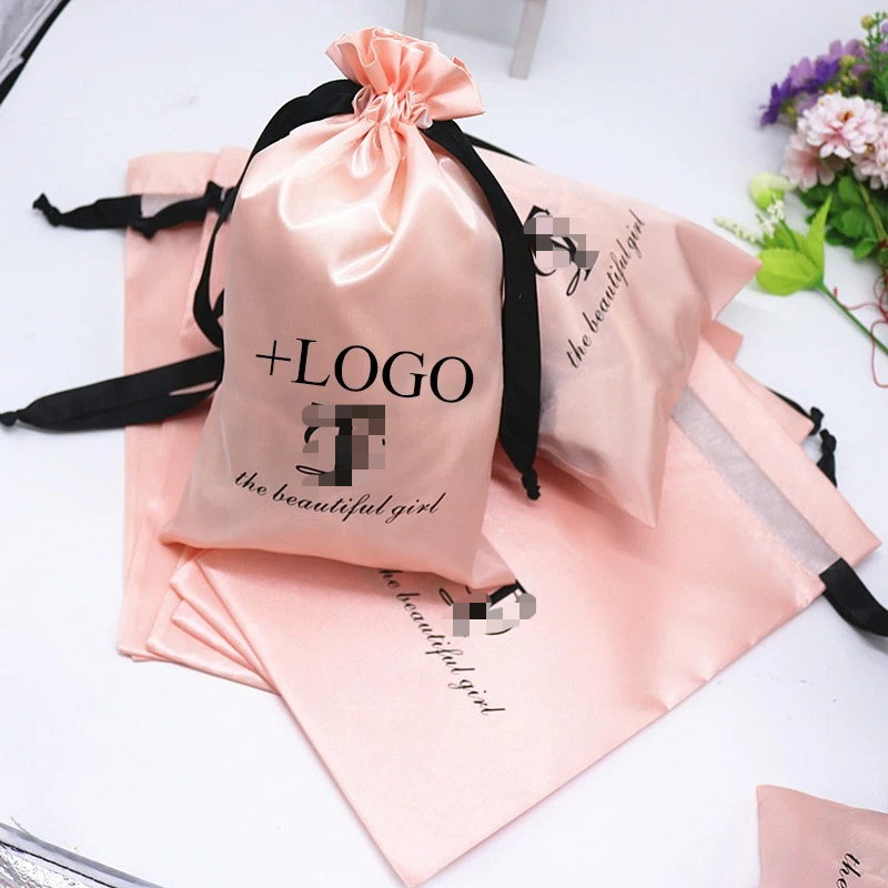 20PCS Baby Pink Silk Satin Pou - Baby Food Bag ulasan dan harga