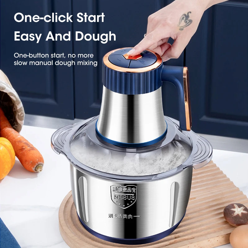 5L SUS304 Stainless Steel Bowl - Baby Food Meat ulasan dan harga