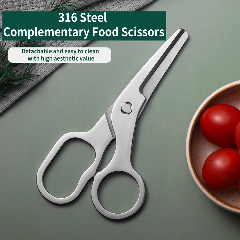 TUPI Baby Food Scissors - Food - Baby Food Meat ulasan dan harga