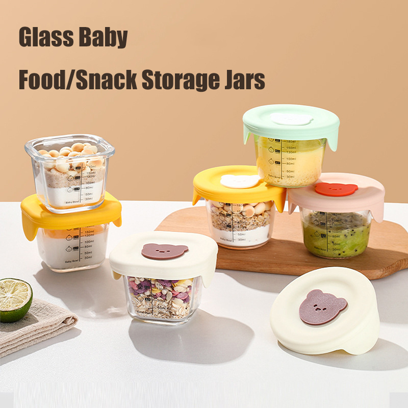 180ml Glass Baby Food Storage  - Baby Food Jar ulasan dan harga