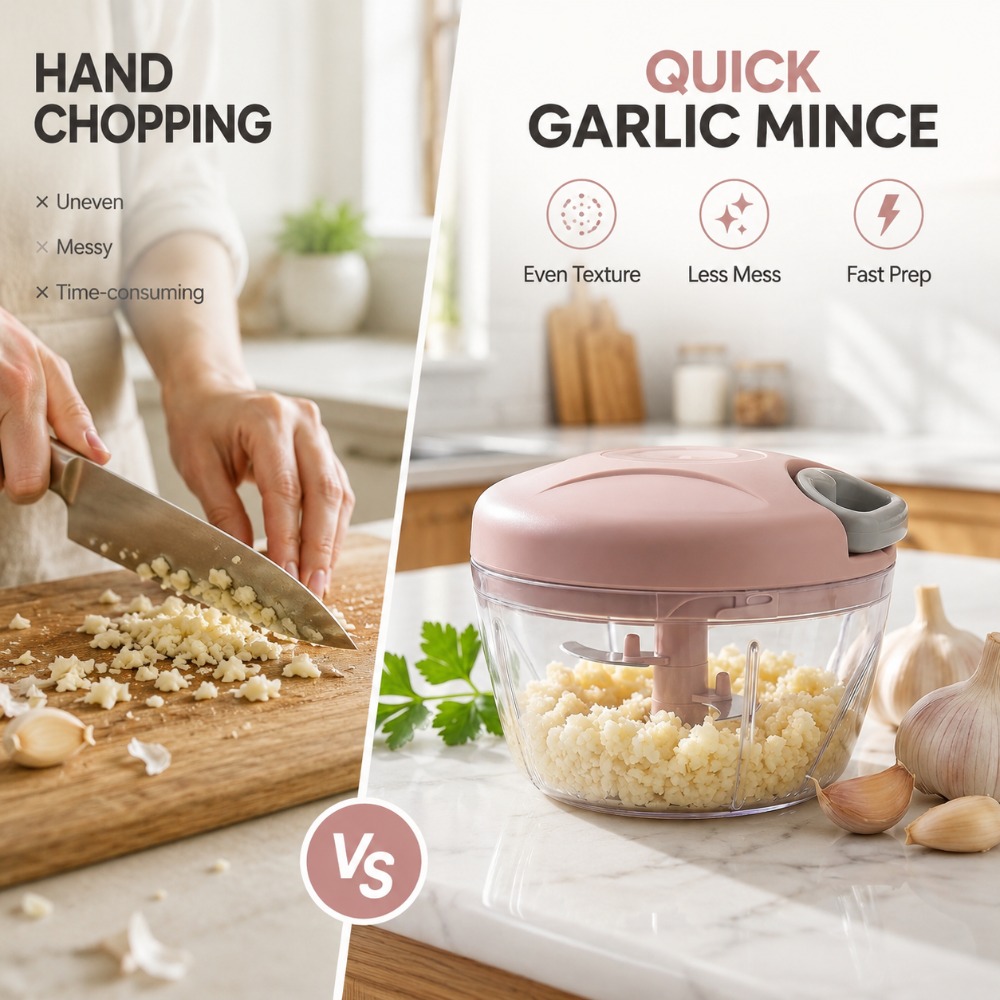 Manual Pull String Garlic Minc - Baby Food Meat ulasan dan harga