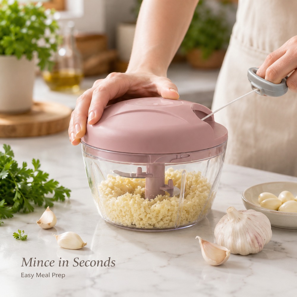 Manual Pull String Garlic Minc - Baby Food Meat ulasan dan harga