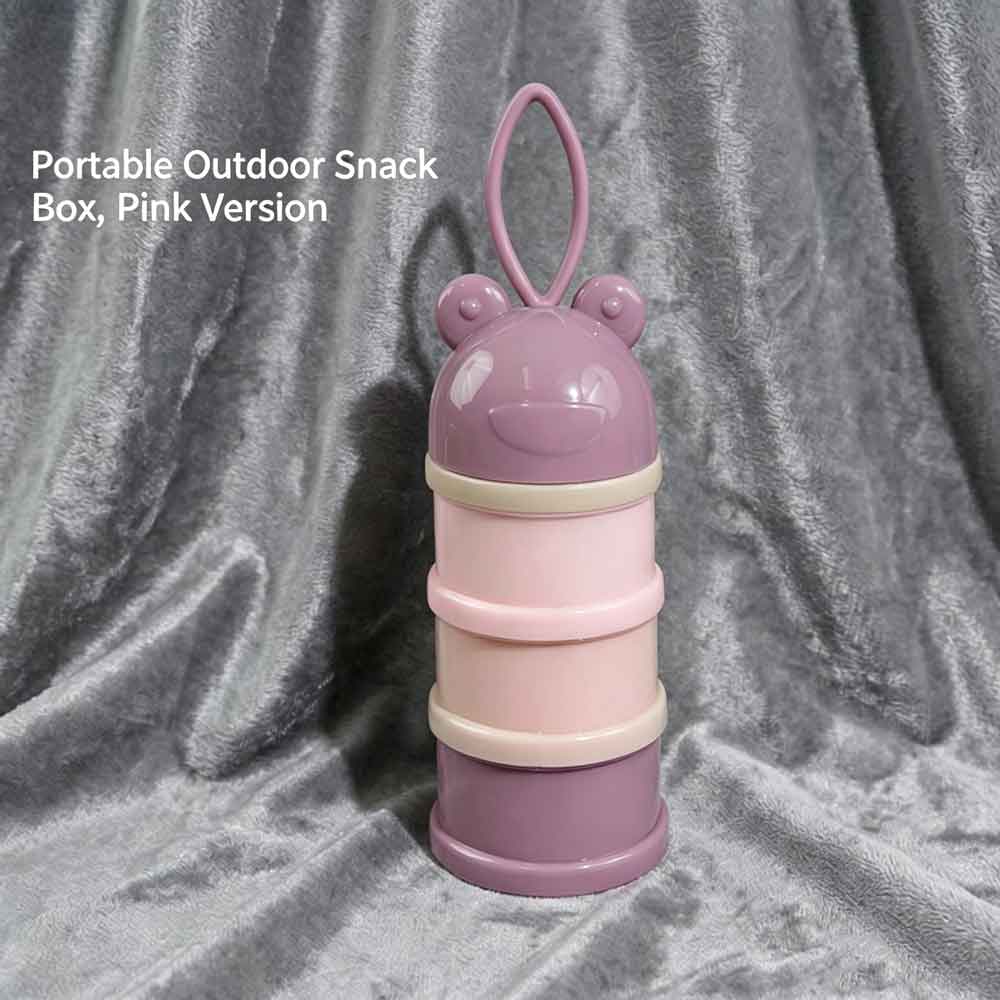 3-Layer Cartoon Storage Travel - Baby Food Essentials ulasan dan harga