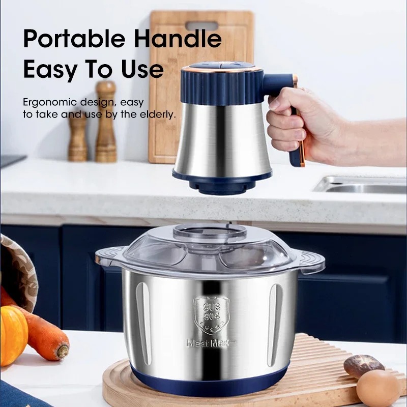 5L Electric Meat Grinder Large - Baby Food Meat ulasan dan harga